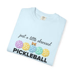Cats Pickleball Obsessed T-Shirt — “just a little obsessed” Cute Paddle & Ball Tee