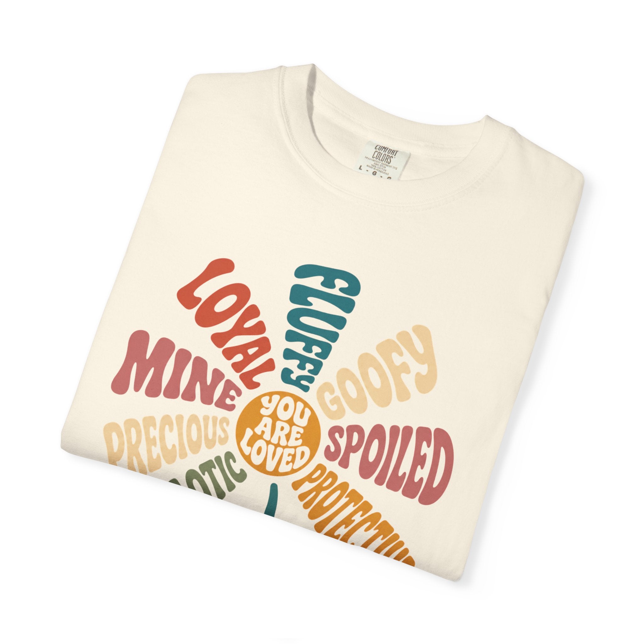 Retro Heartwarming You Are Loved Flower Graphic T-Shirt