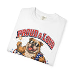 Proud & Loud Bulldog Patriotic T-Shirt