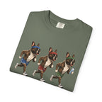Running Frenchie Fitness Dog Graphic T-Shirt
