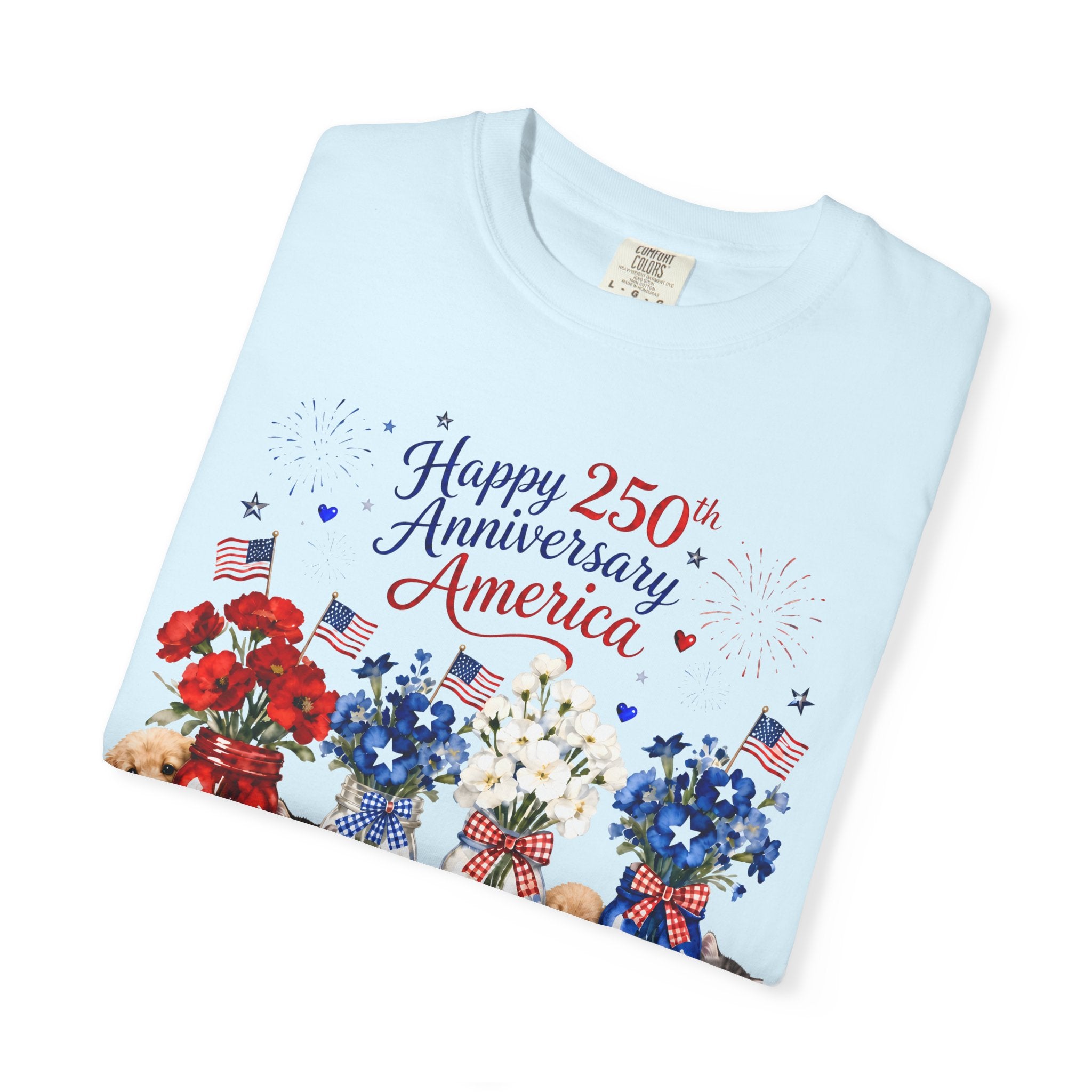 America 250th Anniversary Dogs & Cats T-Shirt