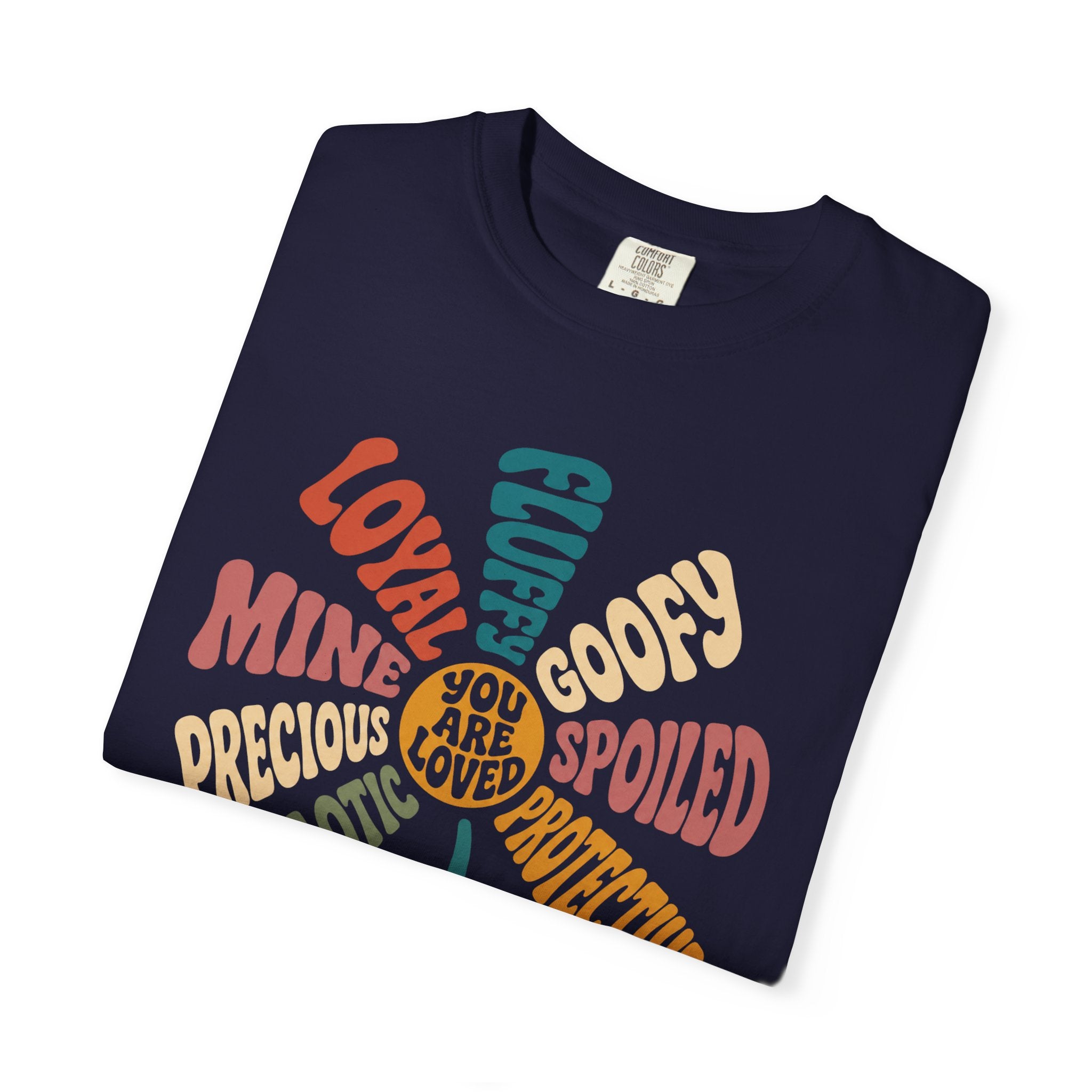 Retro Heartwarming You Are Loved Flower Graphic T-Shirt