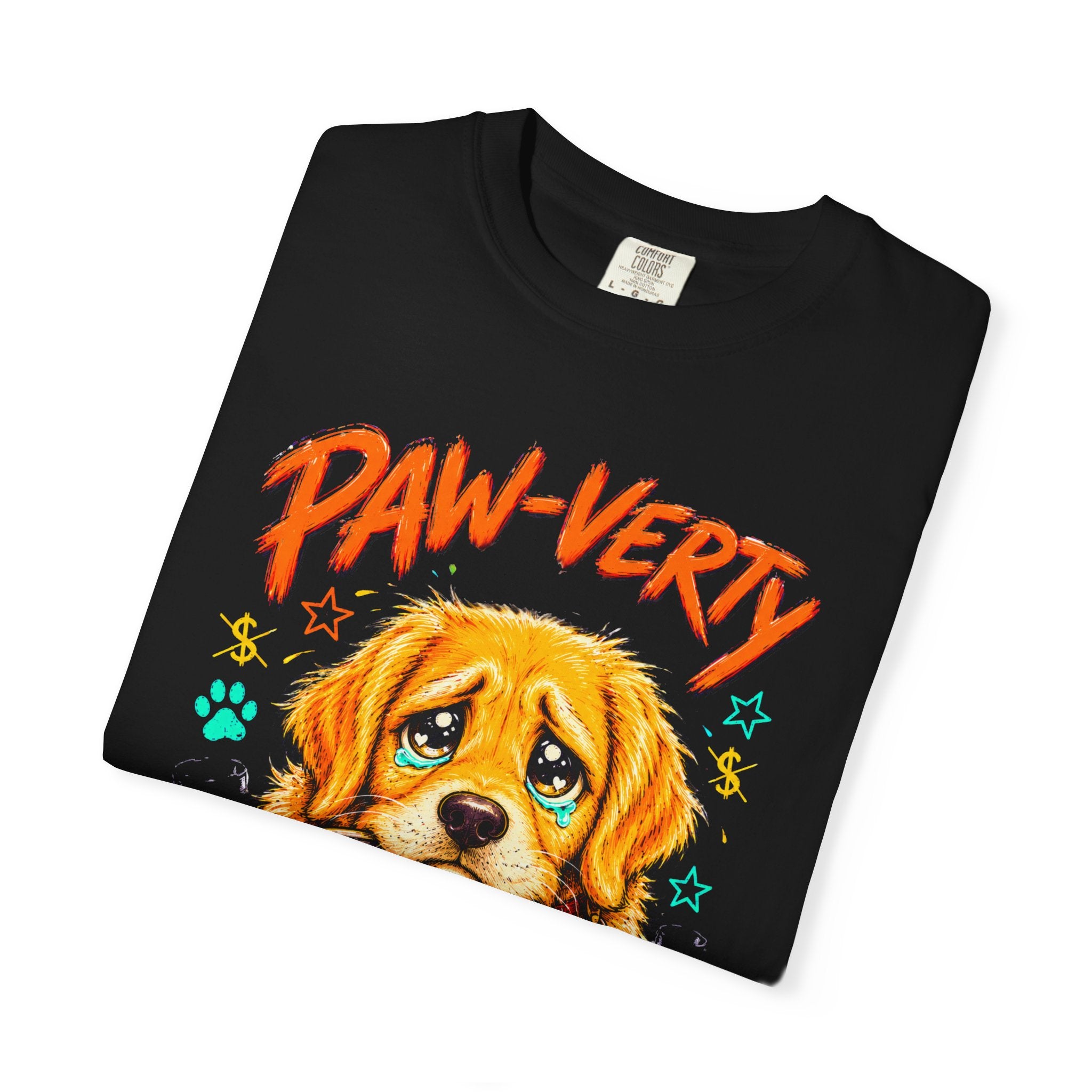 Paw-verty Expert Dog Graphic T-Shirt