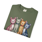Fabric Textile Cat T-shirt