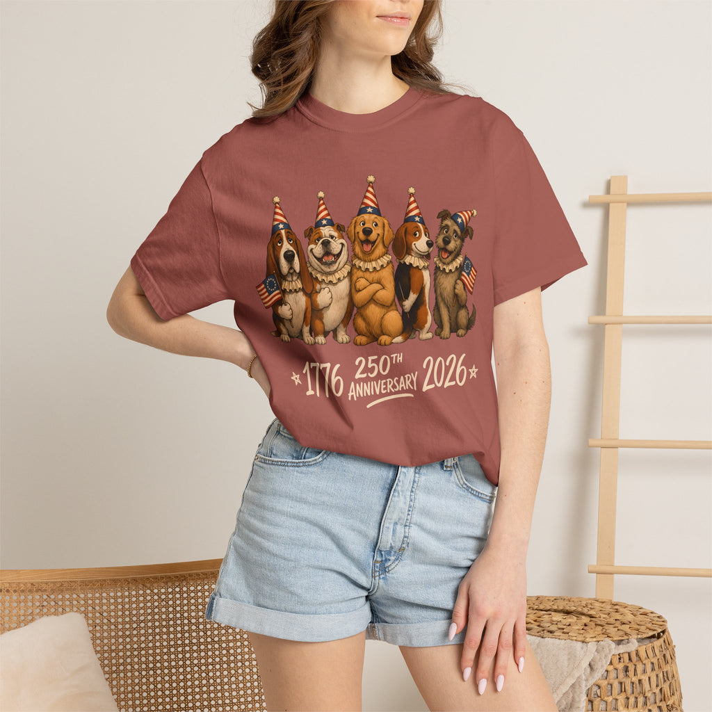 250th Anniversary 1776‑2026 Dogs T-Shirt