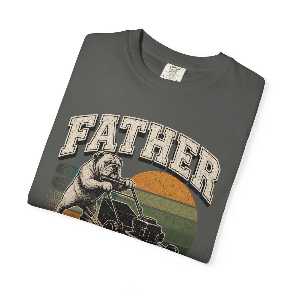 Father Mows Best Dog T-Shirt