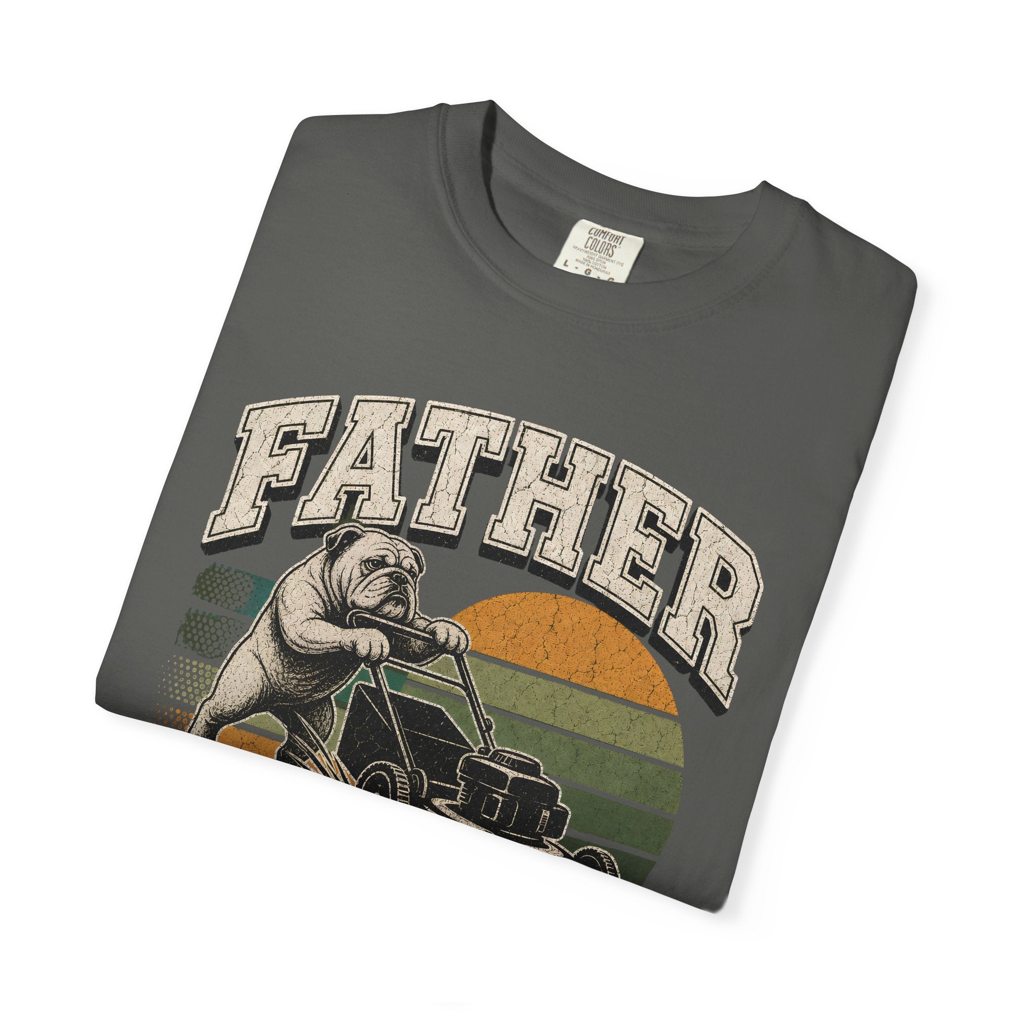 Father Mows Best Dog T-Shirt