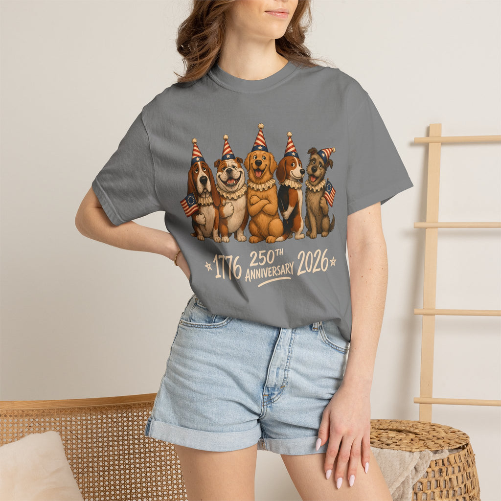 250th Anniversary 1776‑2026 Dogs T-Shirt