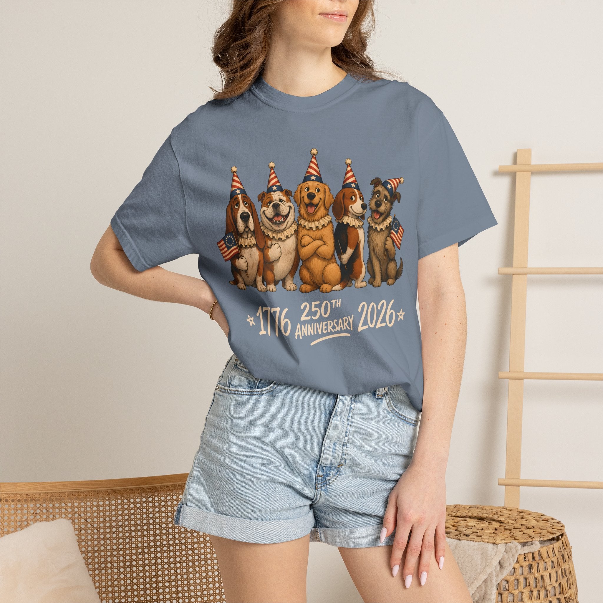 250th Anniversary 1776‑2026 Dogs T-Shirt