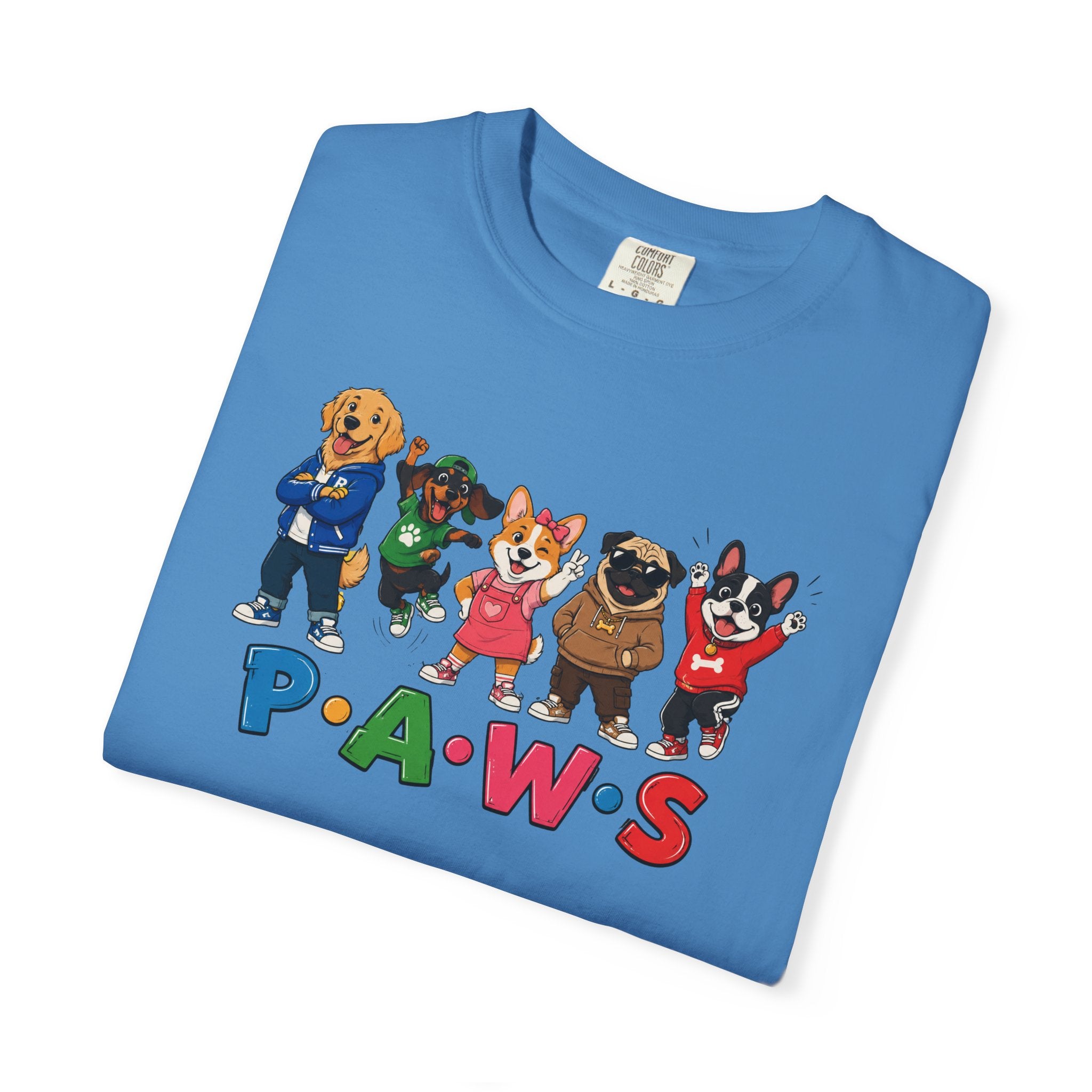 PAWS  Dog Crew T-Shirt