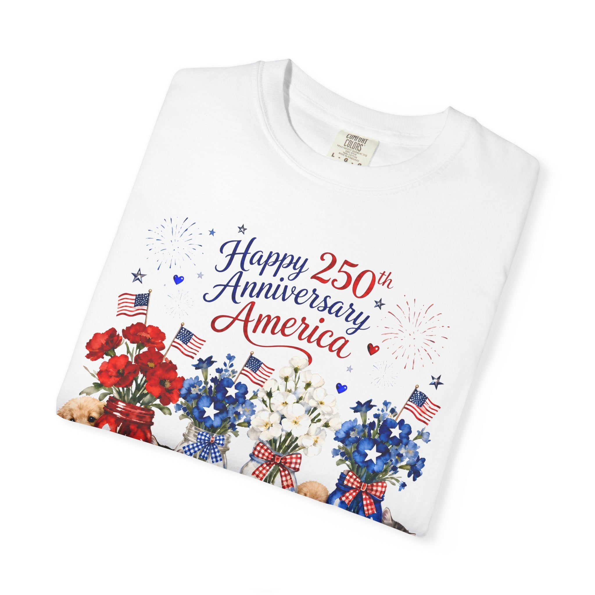 America 250th Anniversary Dogs & Cats T-Shirt