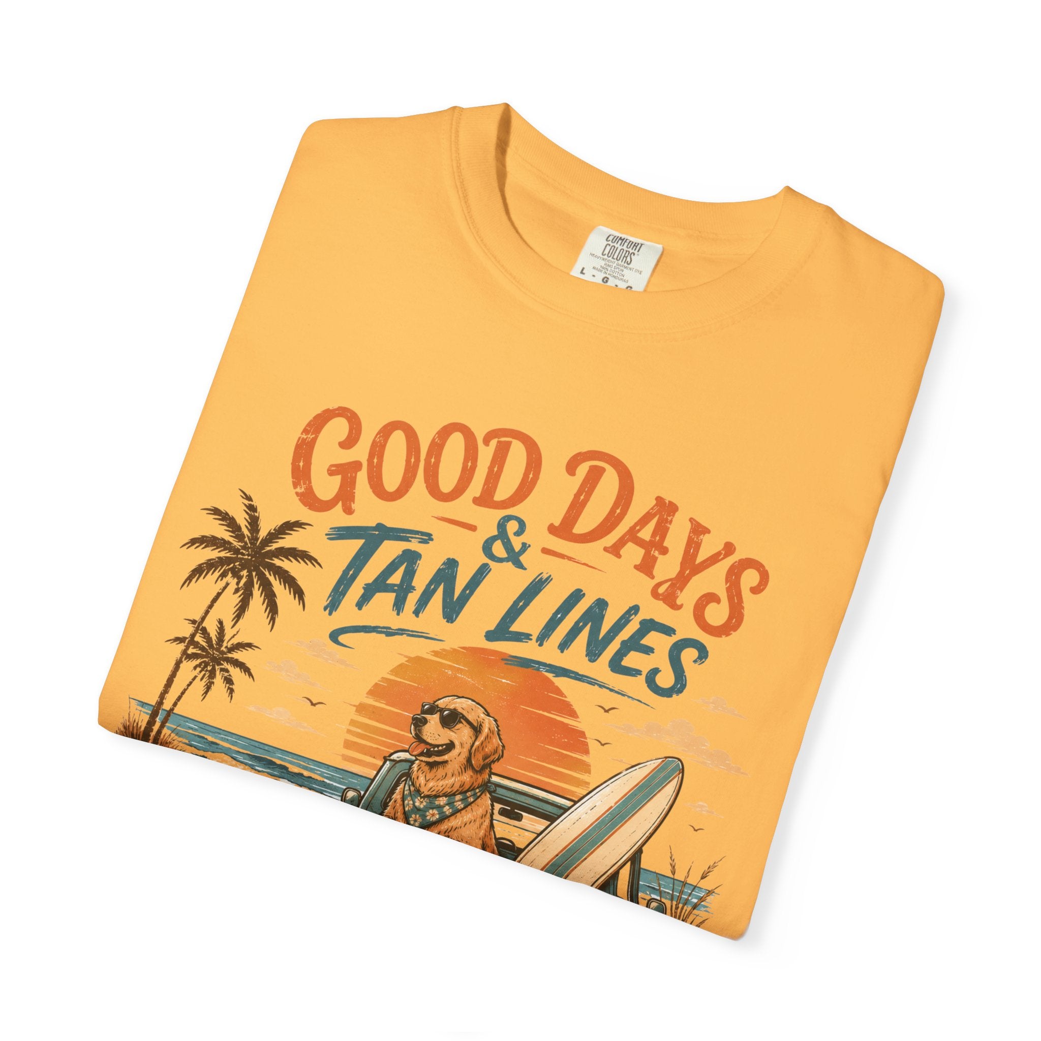Dog Good Days  Beach T-Shirt