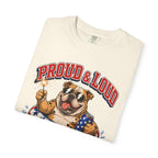 Proud & Loud Bulldog Patriotic T-Shirt