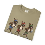 Running Frenchie Fitness Dog Graphic T-Shirt