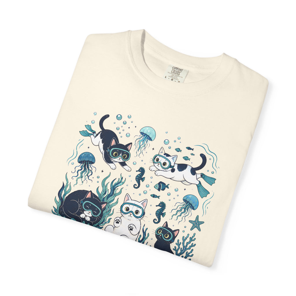Underwater Cats Graphic T-Shirt