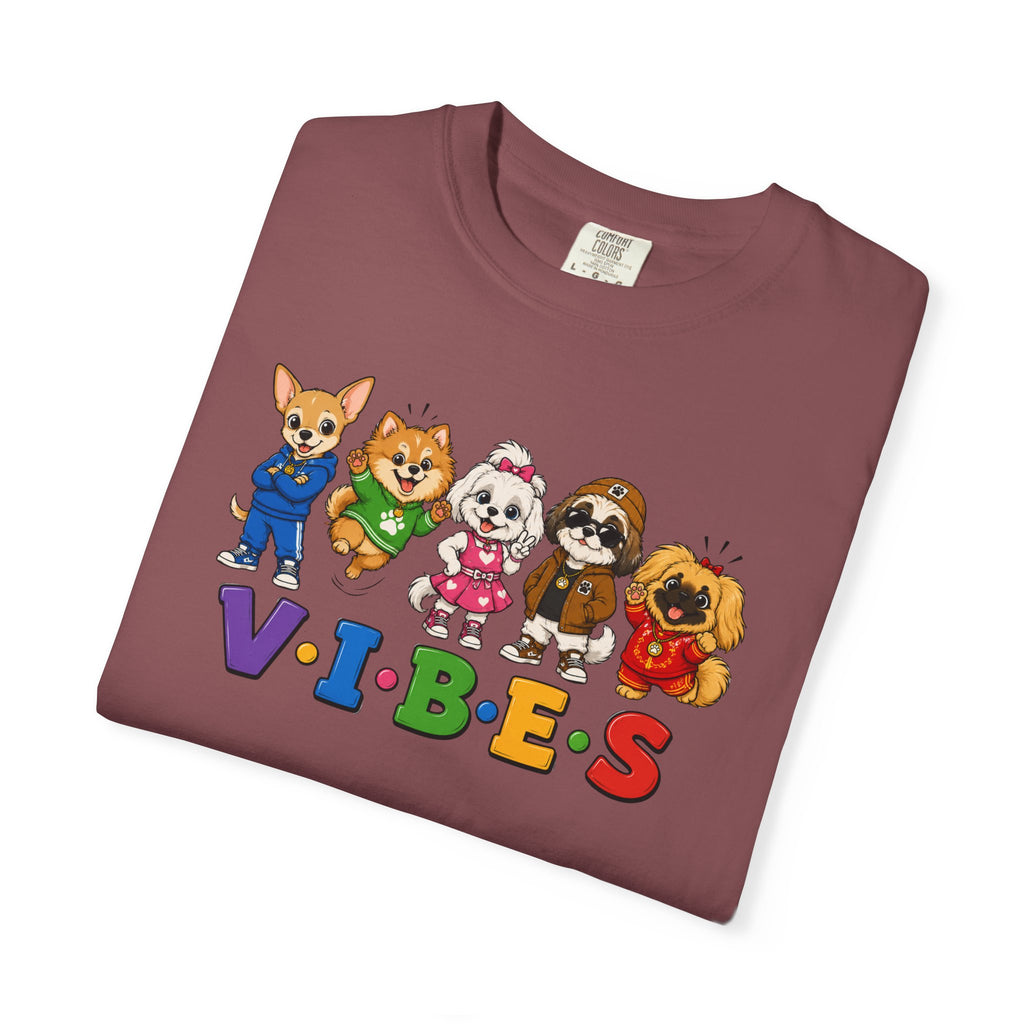 VIBES Dogs Graphic T-Shirt