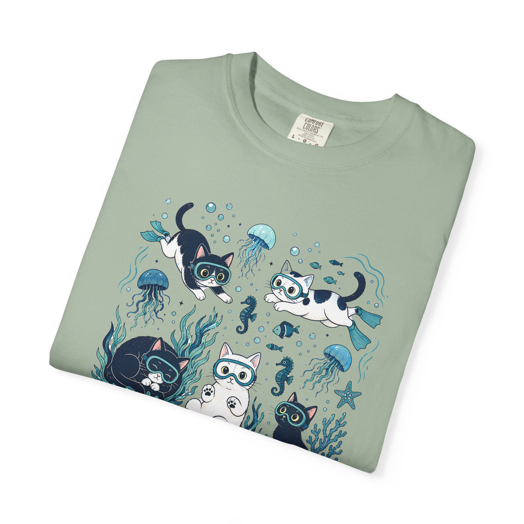 Underwater Cats Graphic T-Shirt