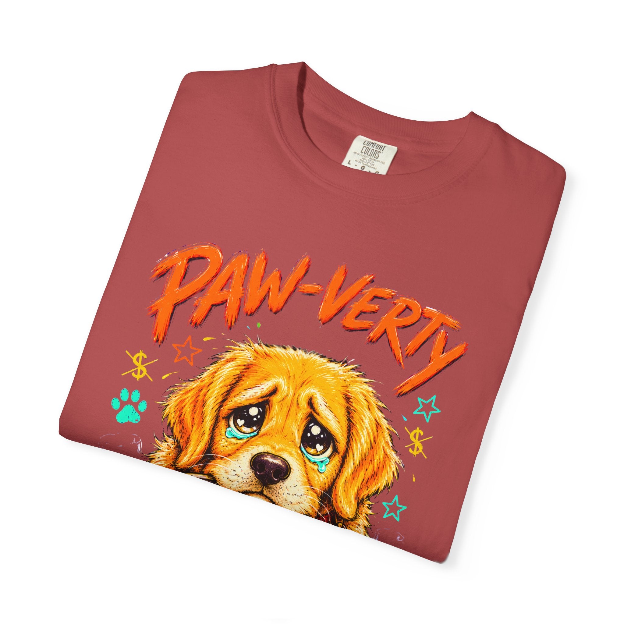 Paw-verty Expert Dog Graphic T-Shirt