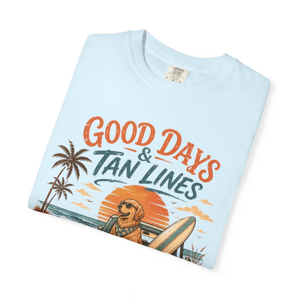 Dog Good Days  Beach T-Shirt