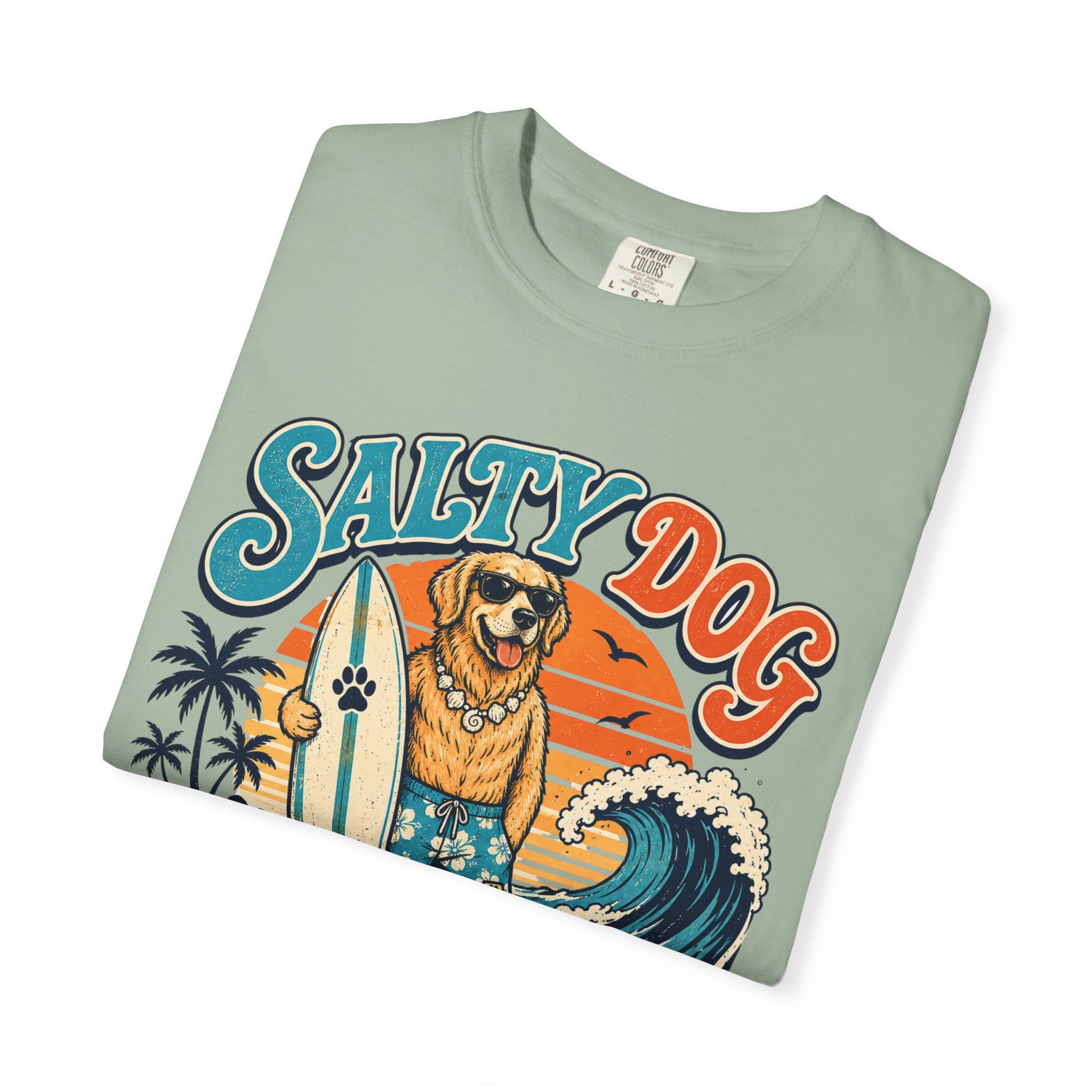 Surfing Dog Summer T-Shirt