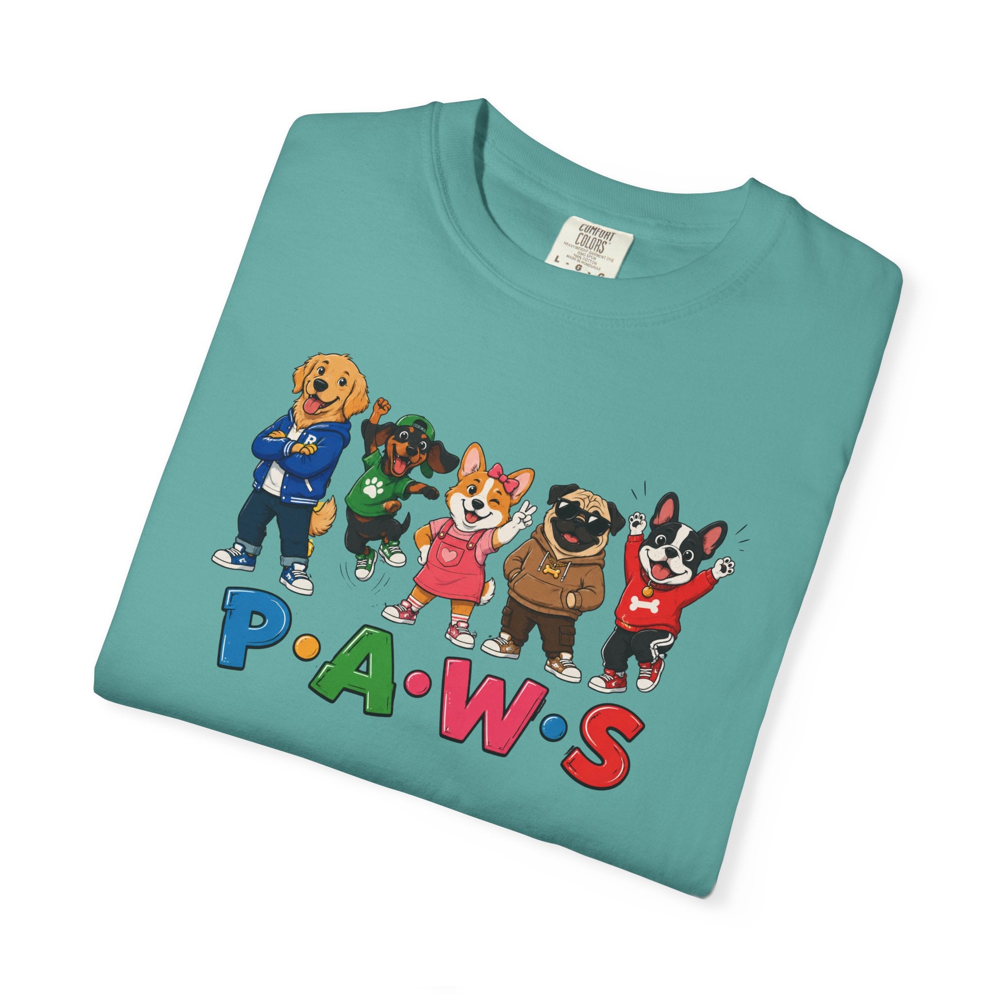 PAWS  Dog Crew T-Shirt