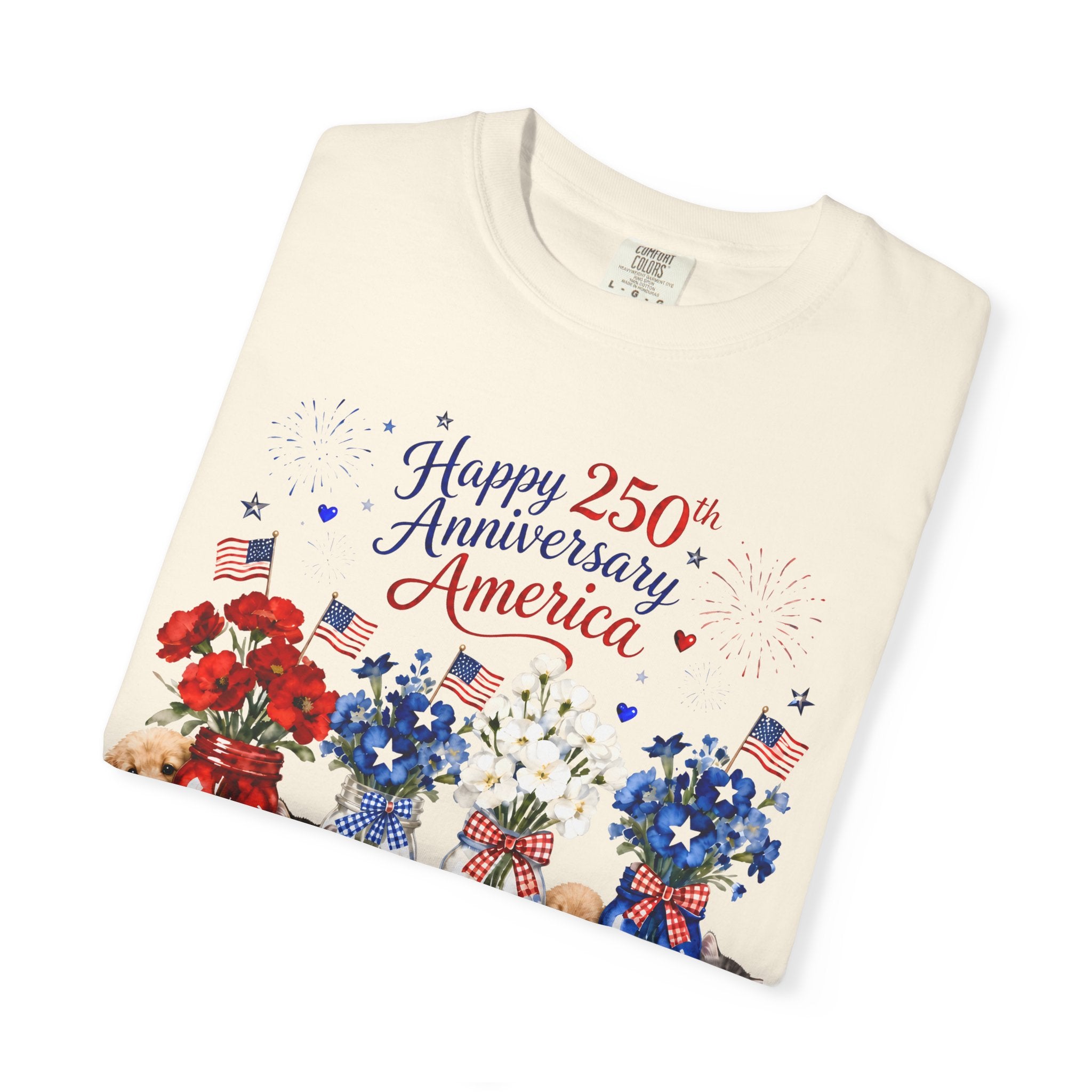America 250th Anniversary Dogs & Cats T-Shirt