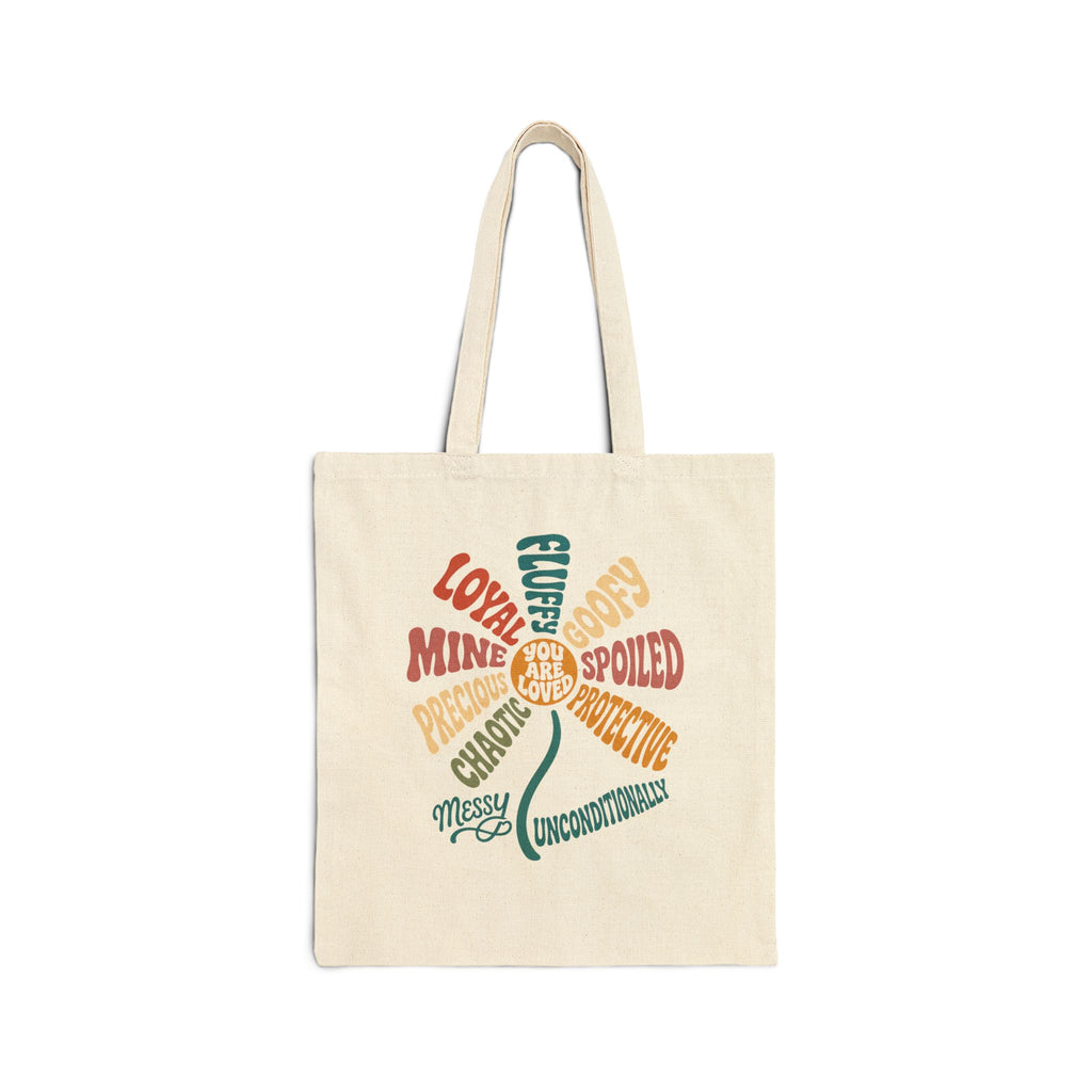 Zodiac Leo Word Cloud Floral Design Tote Bag