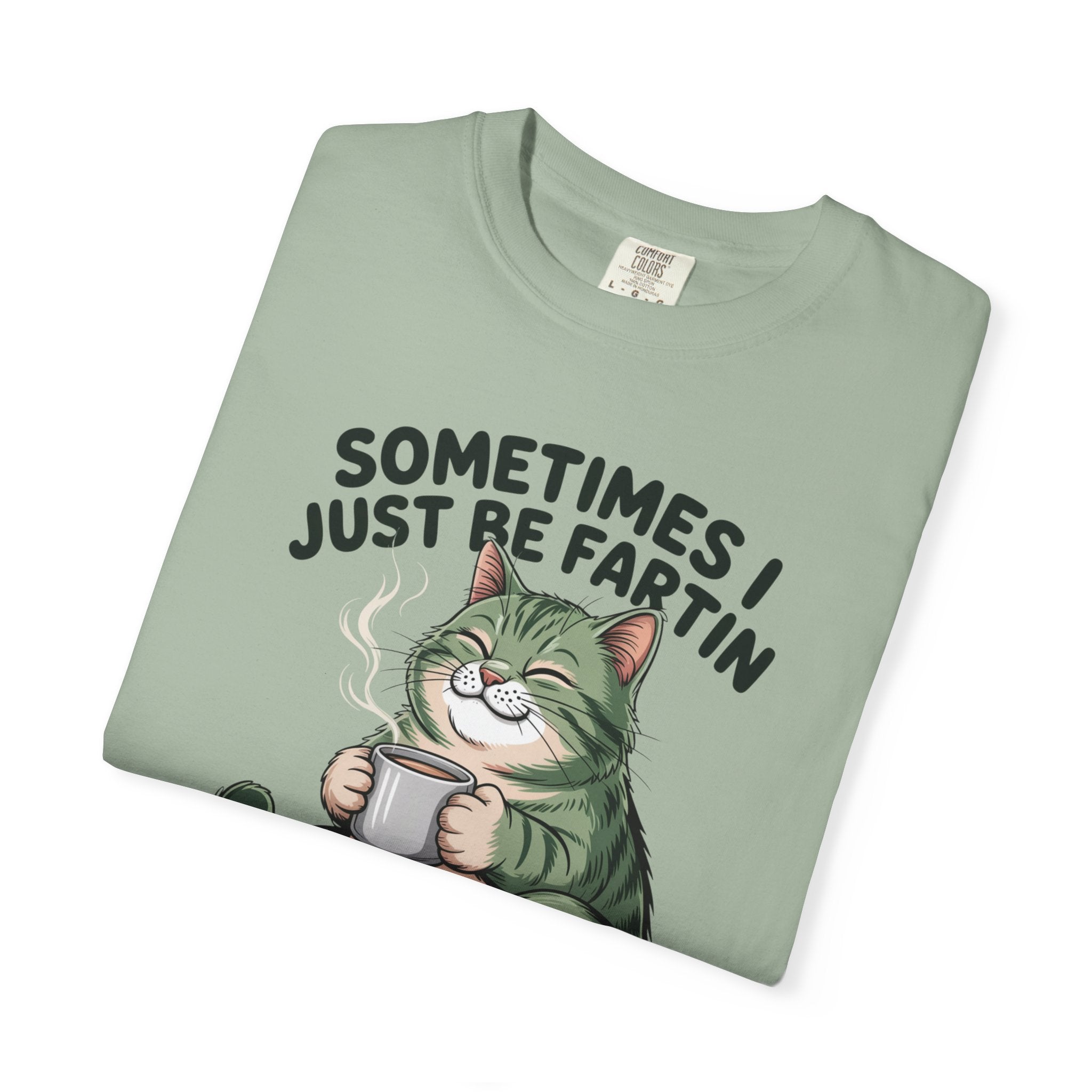 Sometimes I Just Be Fartin Funny Cat  Graphic T-Shirt