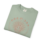 Celestial Sun & Moon Phases Cat T-Shirt