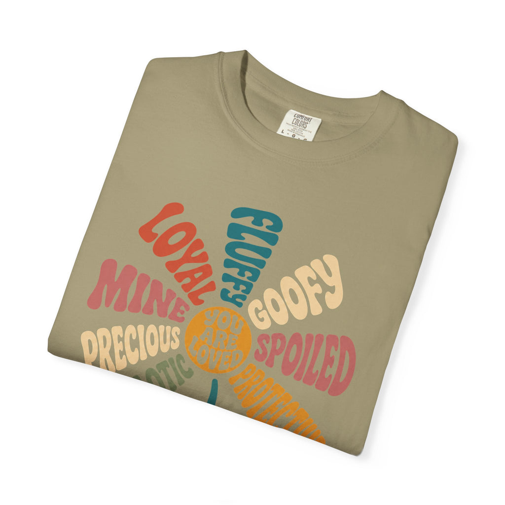Retro Heartwarming You Are Loved Flower Graphic T-Shirt