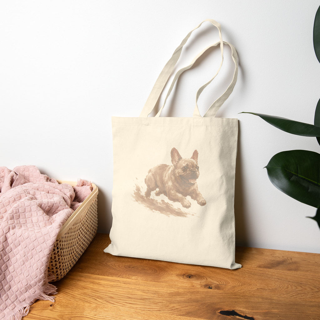 French Bulldog Watercolor Tote Bag
