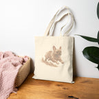 French Bulldog Watercolor Tote Bag