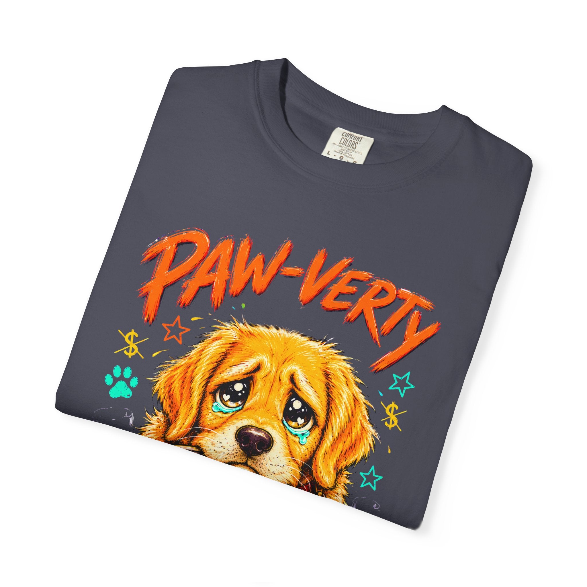 Paw-verty Expert Dog Graphic T-Shirt