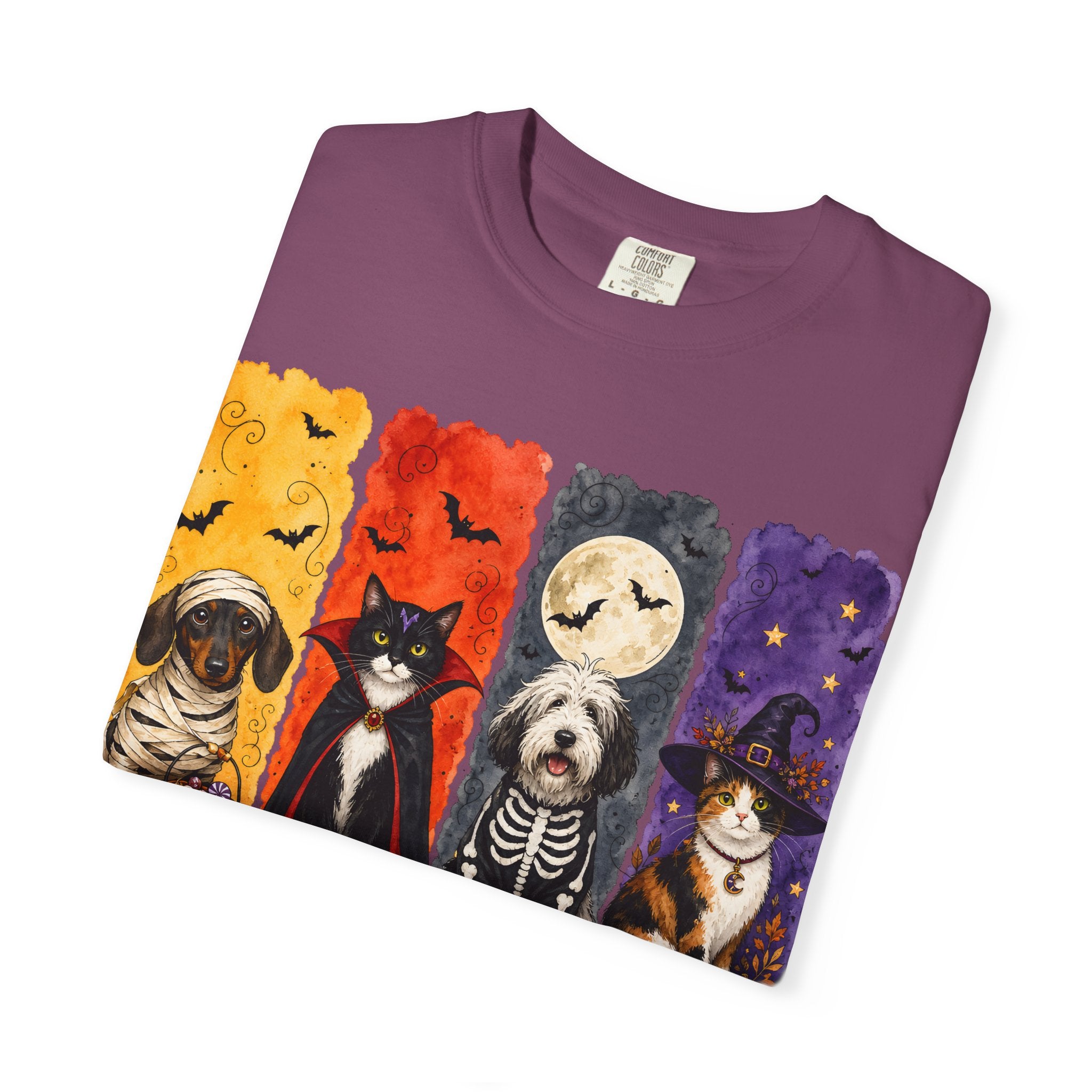 Halloween Dog & Cat T-Shirt