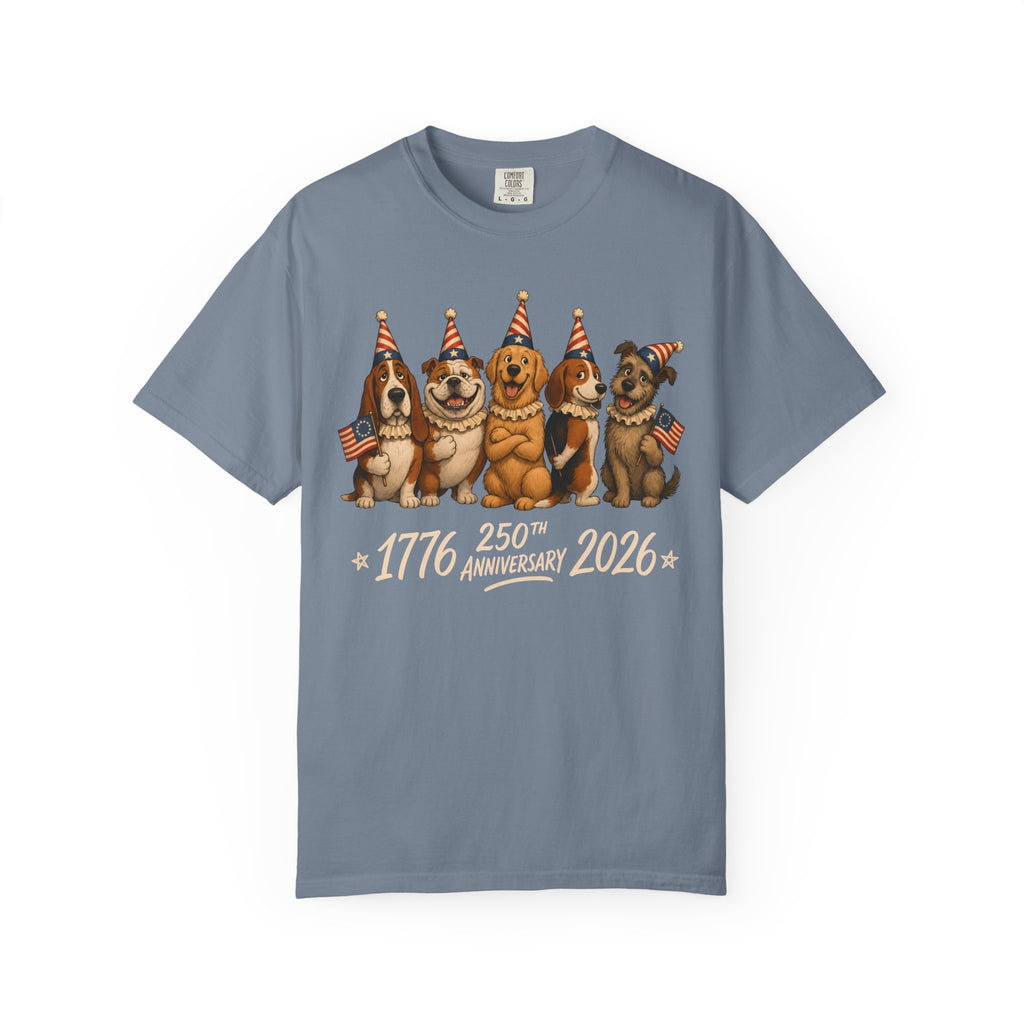 250th Anniversary 1776‑2026 Dogs T-Shirt