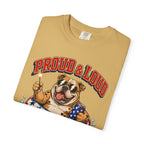 Proud & Loud Bulldog Patriotic T-Shirt