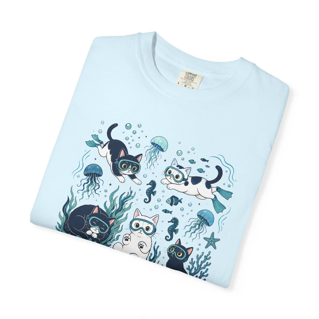 Underwater Cats Graphic T-Shirt