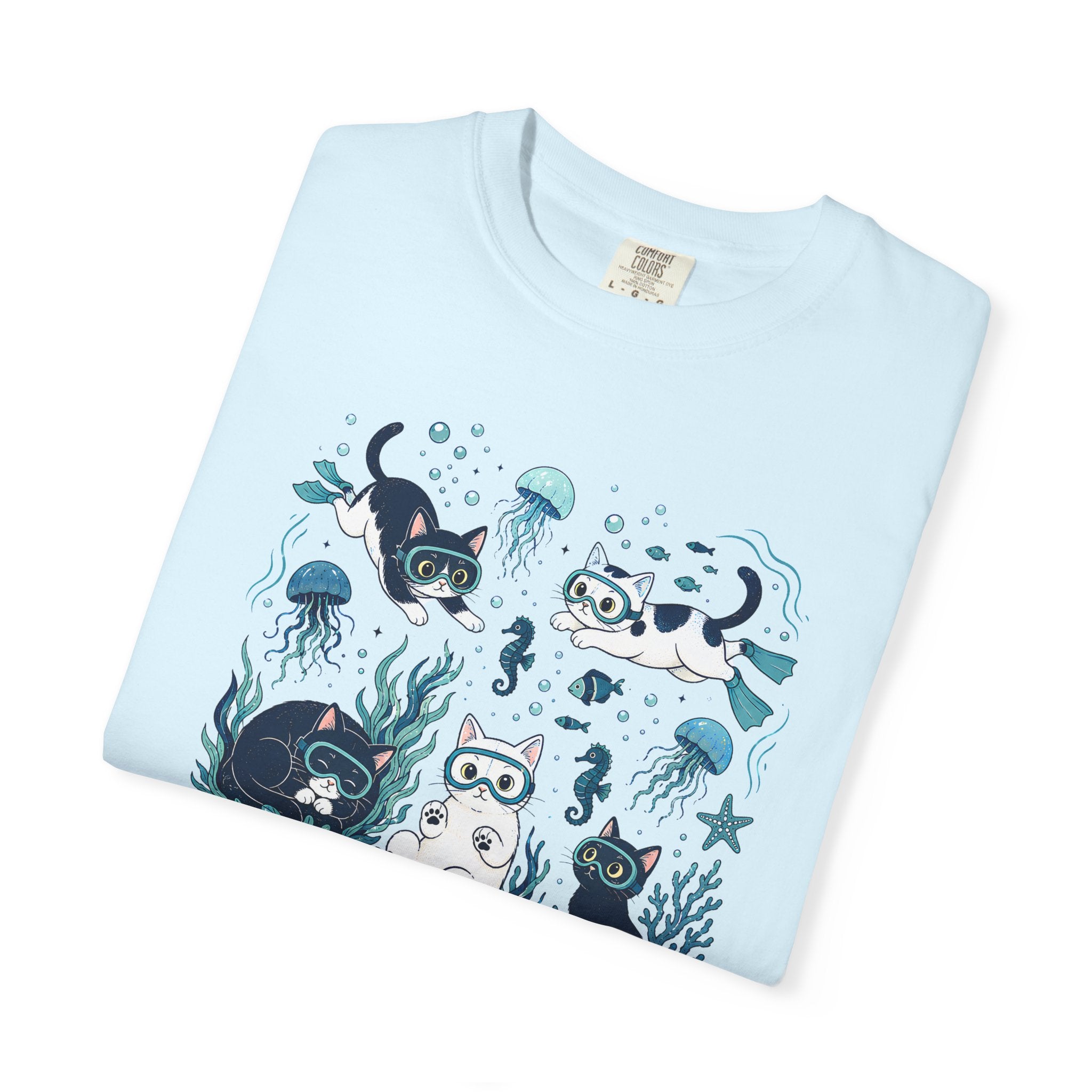 Underwater Cats Graphic T-Shirt