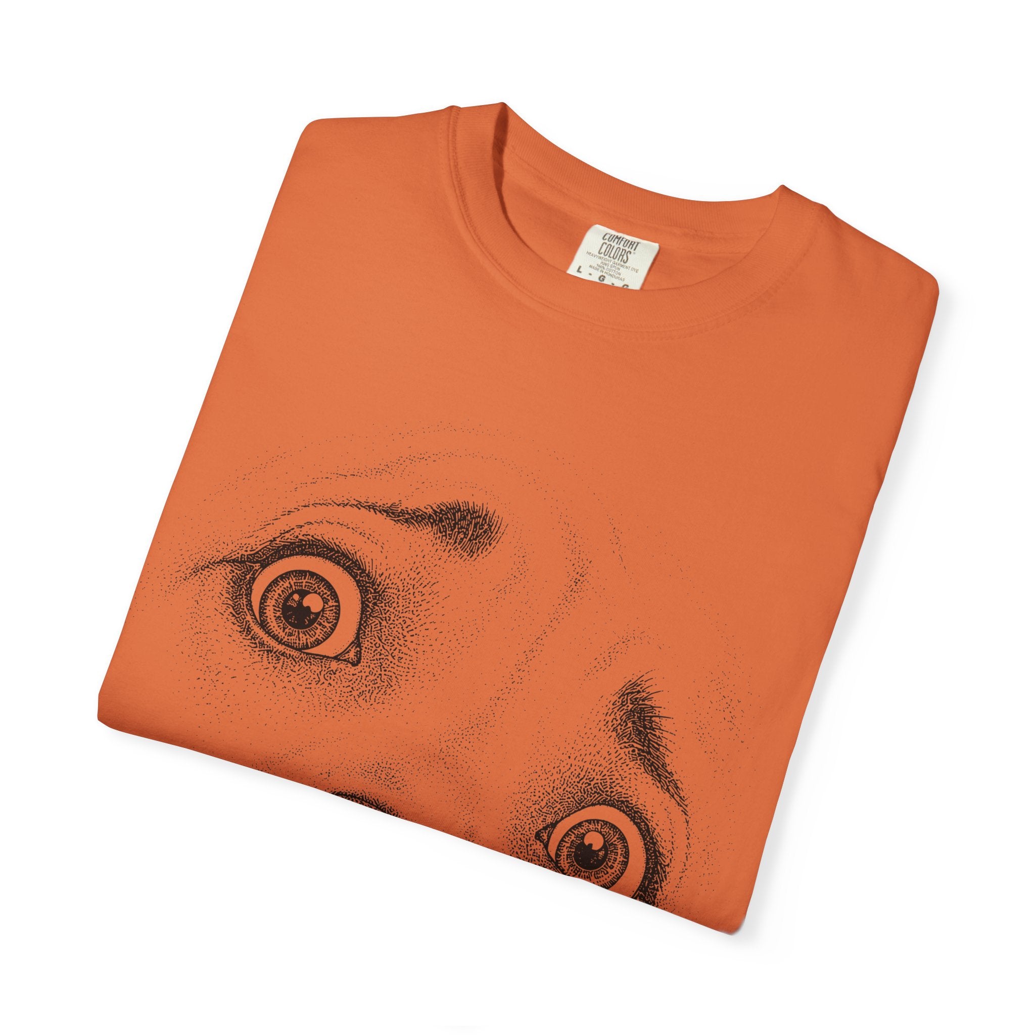 Worried Dog Face Graphic T-Shirt