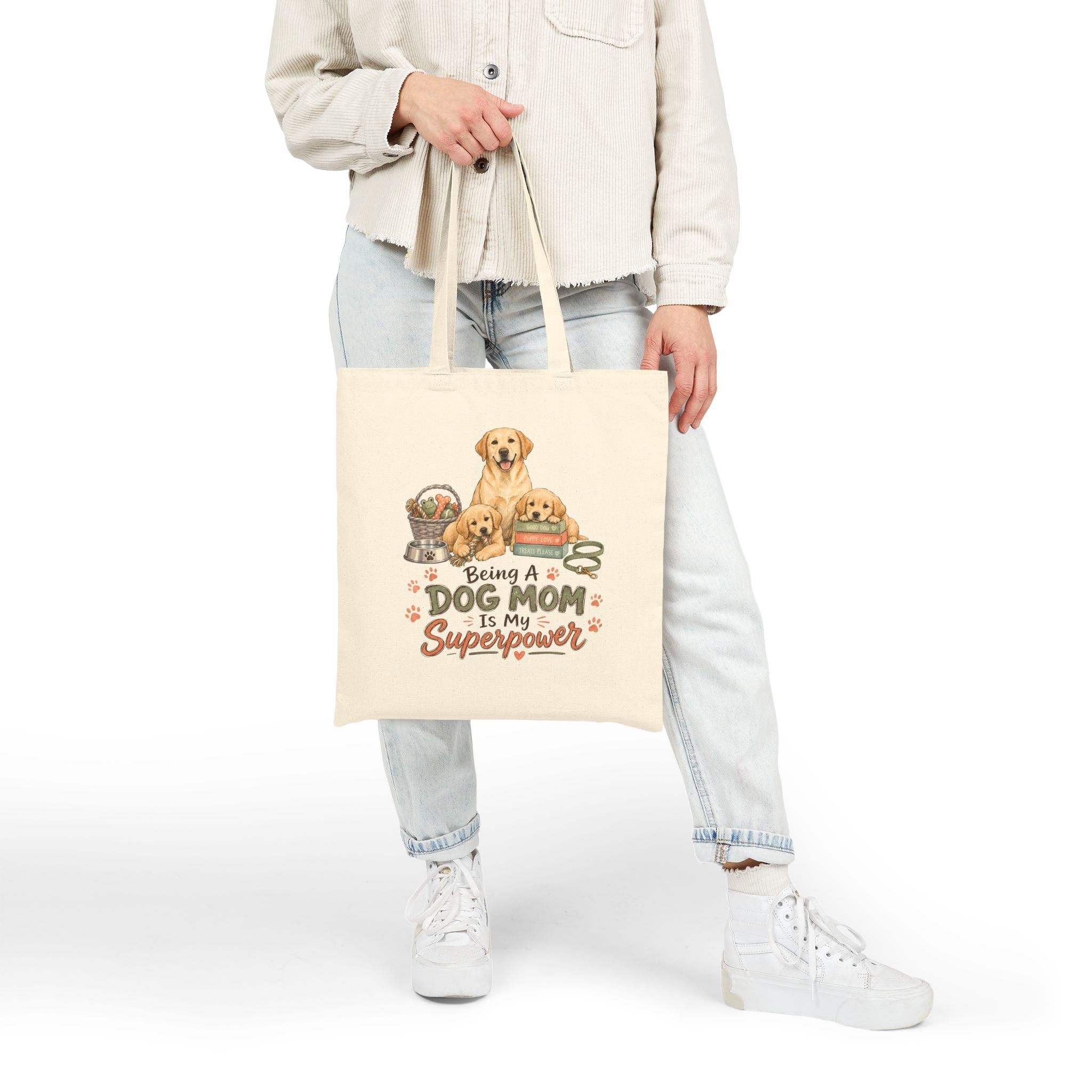 "Being a Dog Mom Is My Superpower Tote Bag"