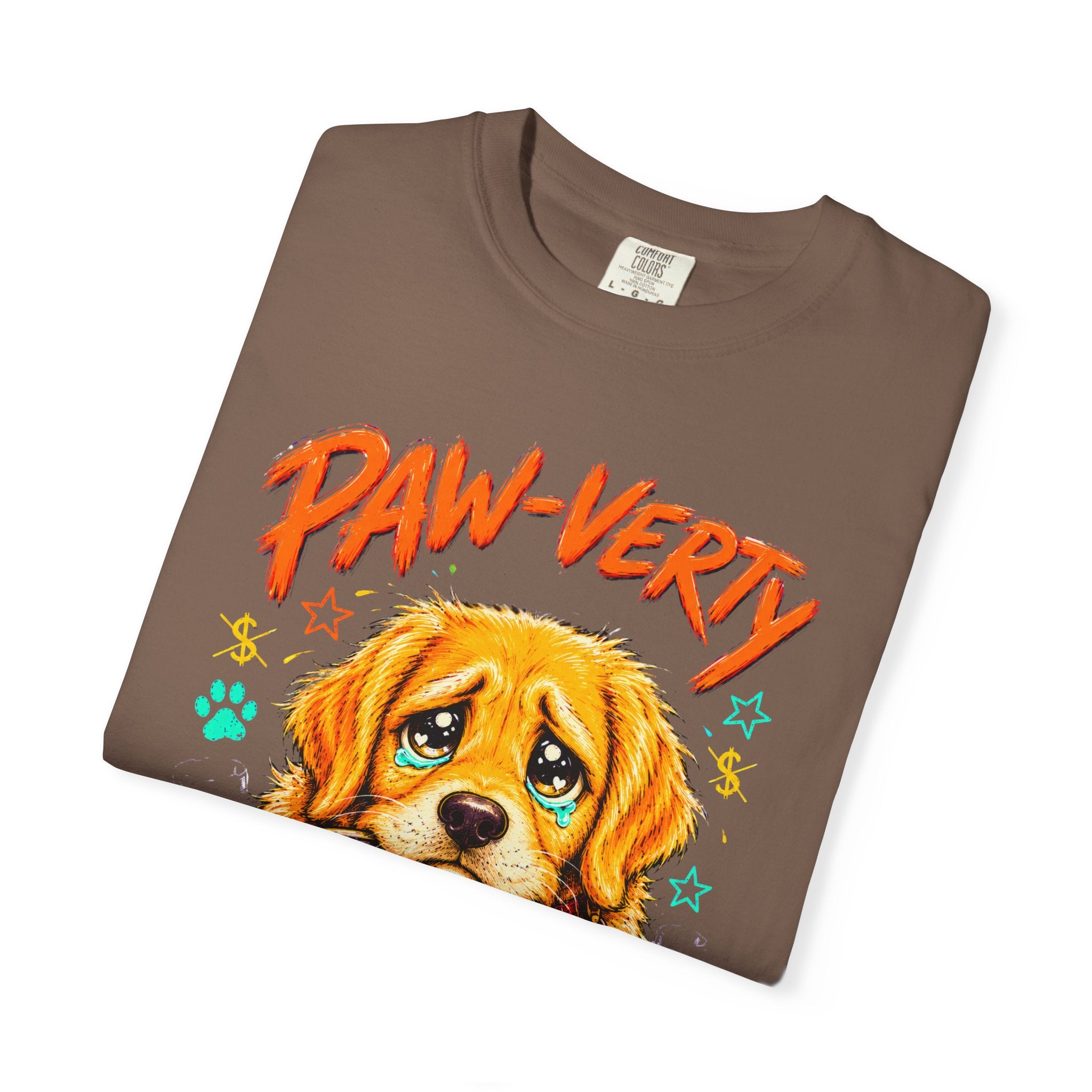 Paw-verty Expert Dog Graphic T-Shirt