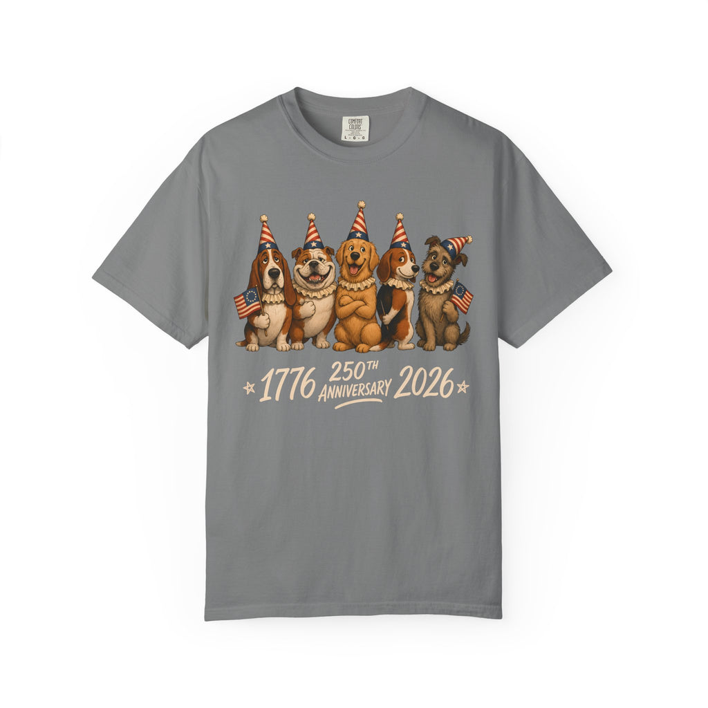 250th Anniversary 1776‑2026 Dogs T-Shirt