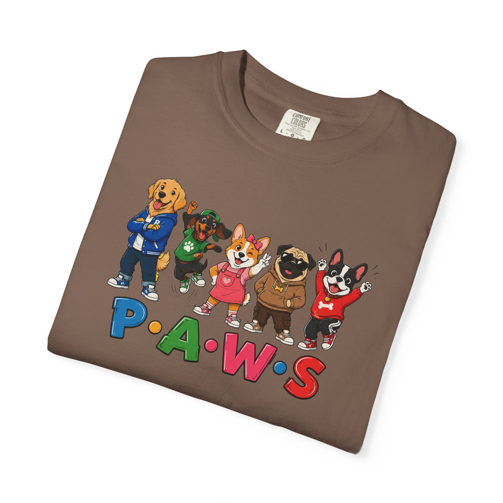 PAWS  Dog Crew T-Shirt