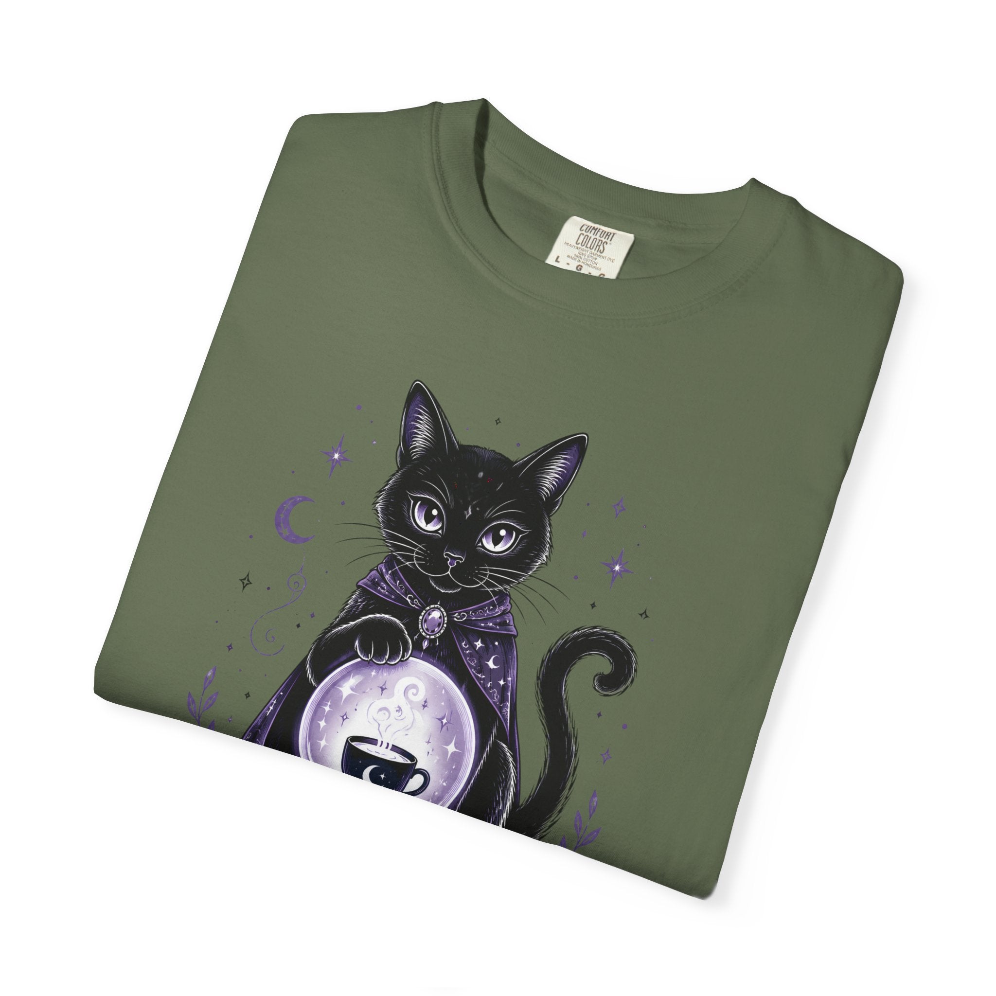 Coffee Fortune Cat T-Shirt