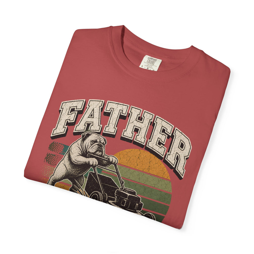 Father Mows Best Dog T-Shirt