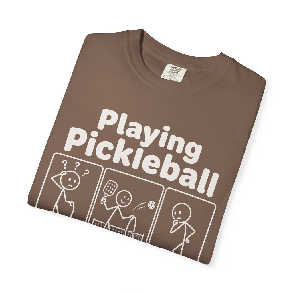 Playing Pickleball Improves Memory" Funny Dog Graphic Tee