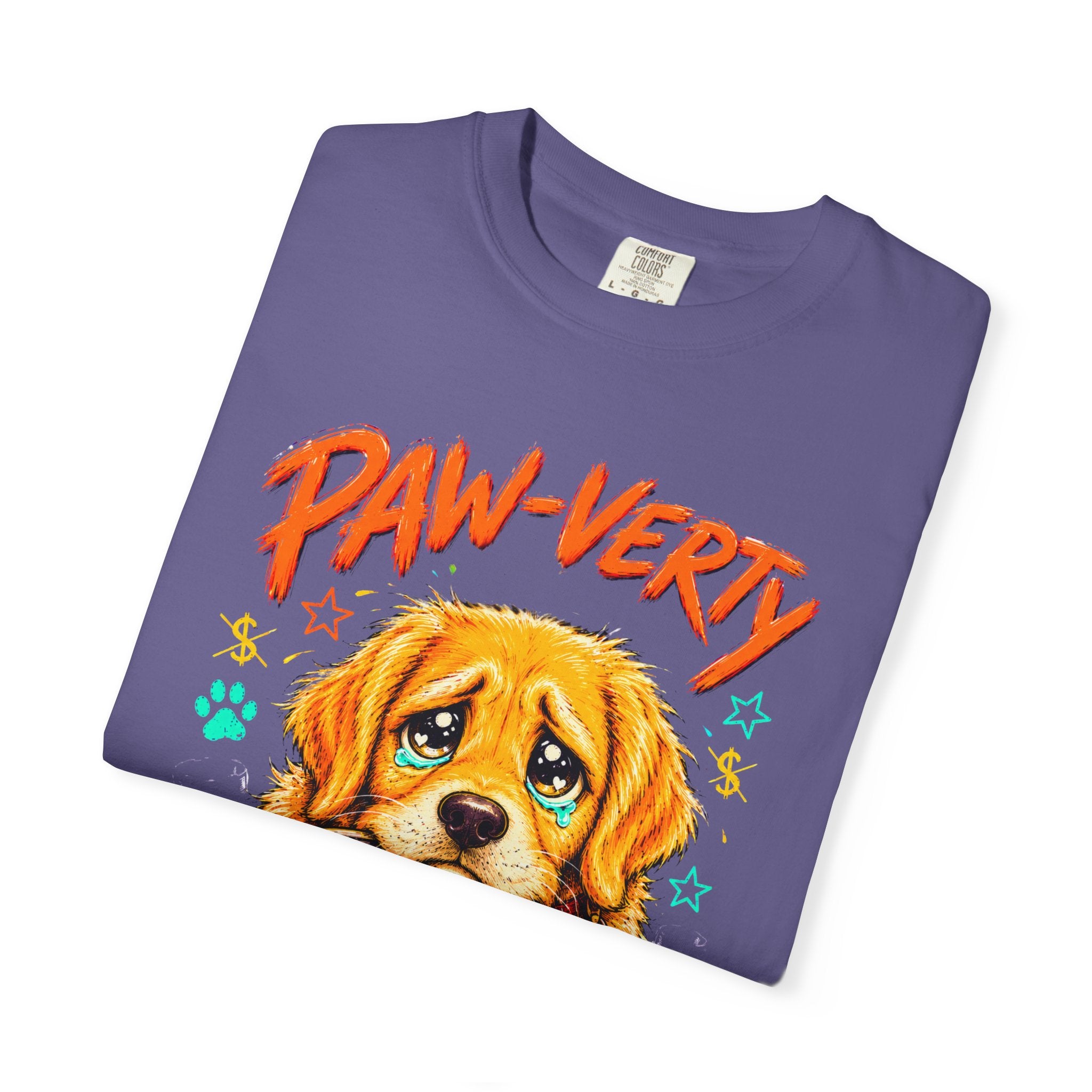 Paw-verty Expert Dog Graphic T-Shirt