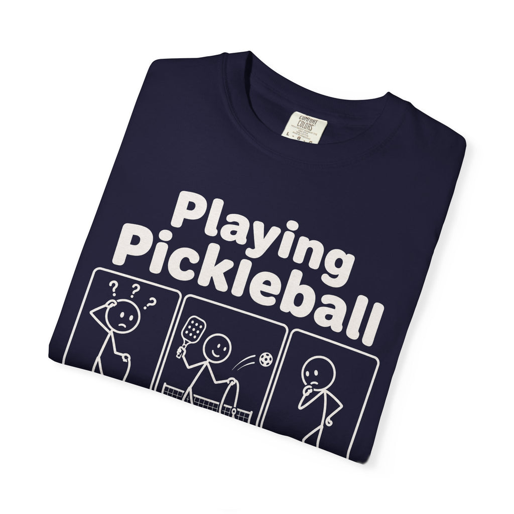 Playing Pickleball Improves Memory" Funny Dog Graphic Tee