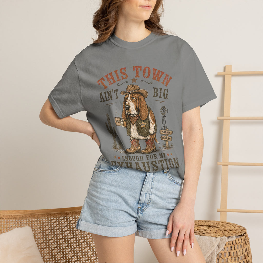 Senior Dog Cowboy  T-Shirt