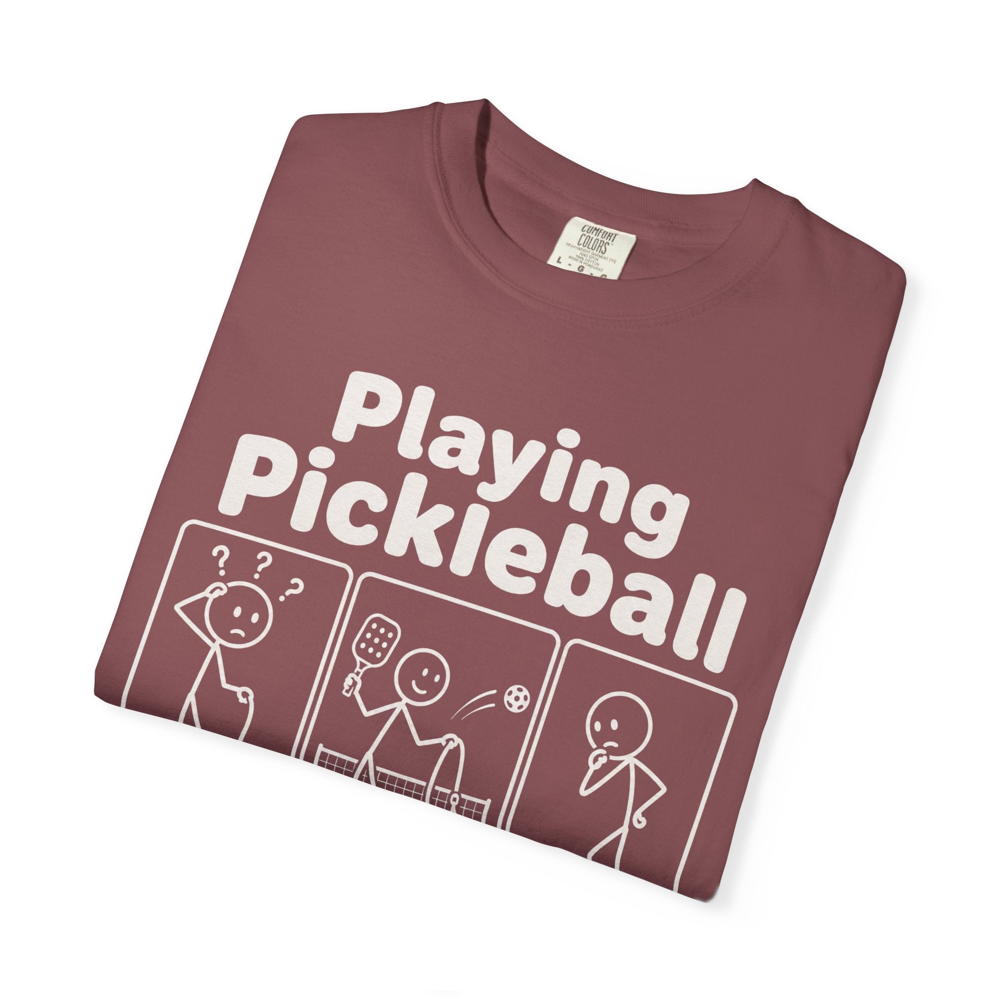 Playing Pickleball Improves Memory" Funny Dog Graphic Tee
